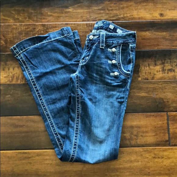 Miss Me Denim - 👖Miss Me wide leg sailor front jeans size 27